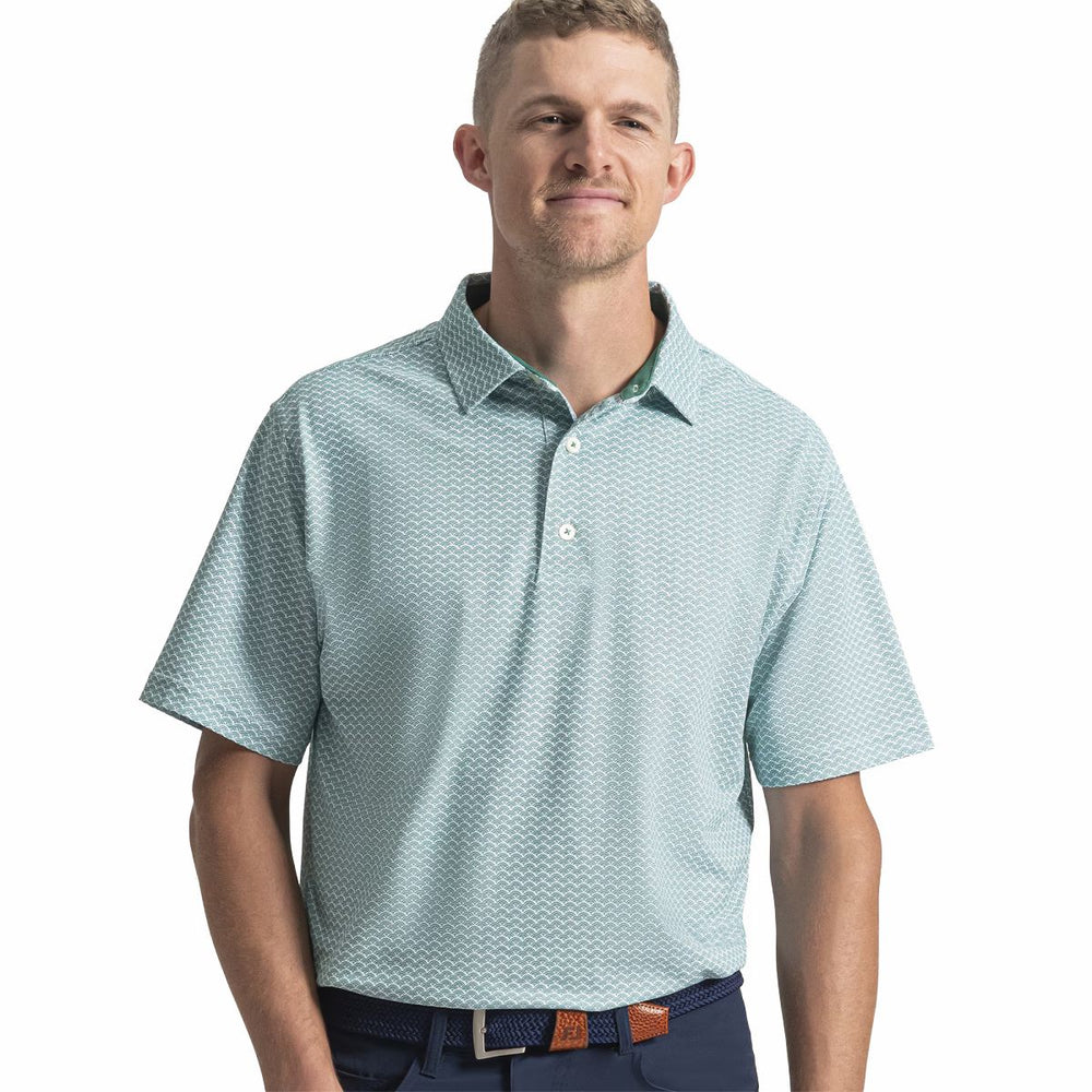 FootJoy Men Scallop Geo Pique
