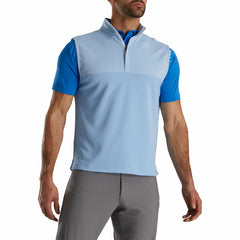FootJoy Men Heather Yoke Half-Zip Vest-Previous Season Style