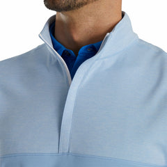 FootJoy Men Heather Yoke Half-Zip Vest-Previous Season Style