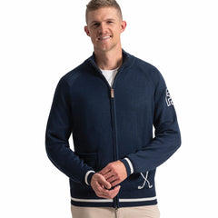 FootJoy Men Après Tee Knit Full-Zip Sweater