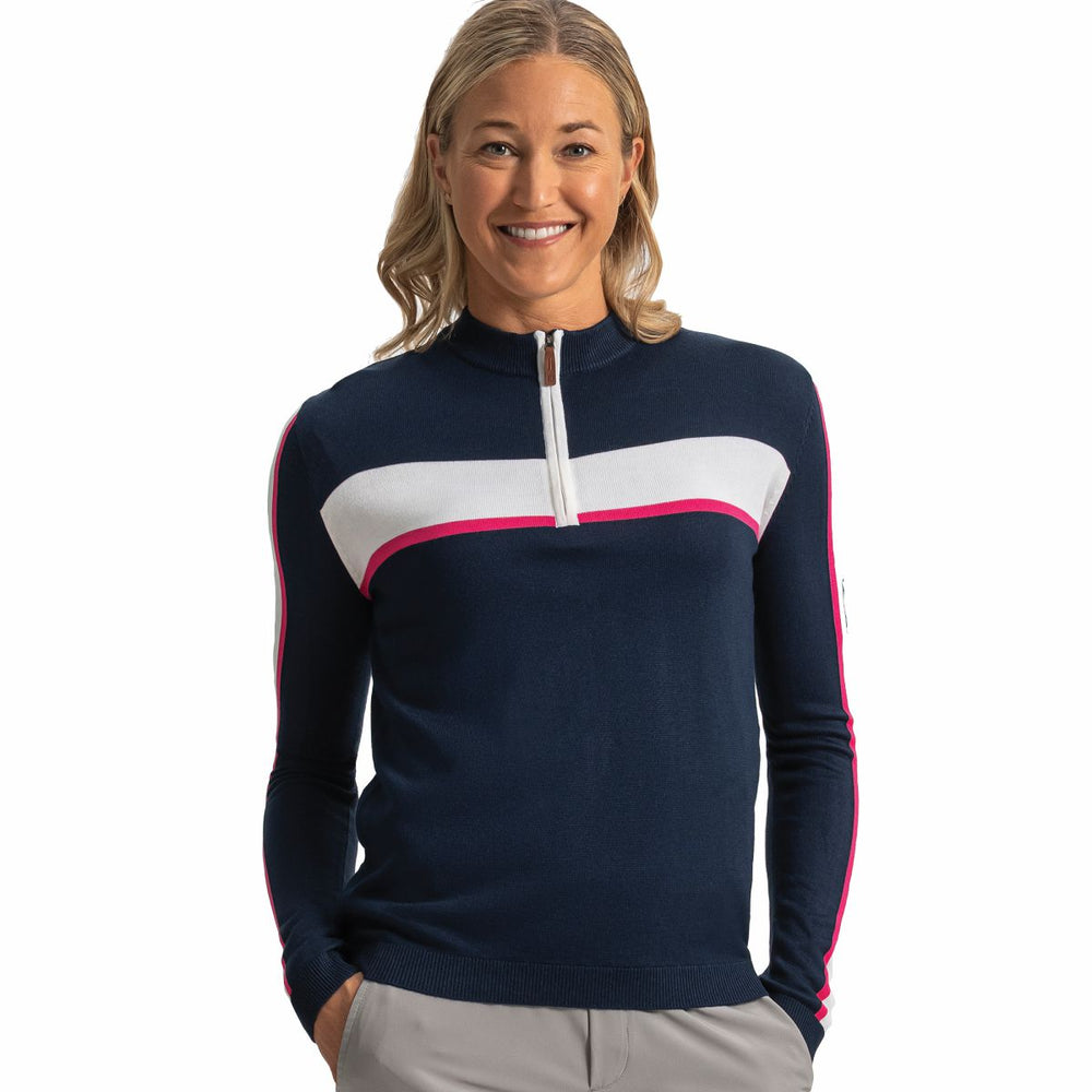 FootJoy Women Après Tee Knit Sweater Quarter-Zip Women