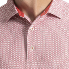 FootJoy Men Scallop Geo Pique