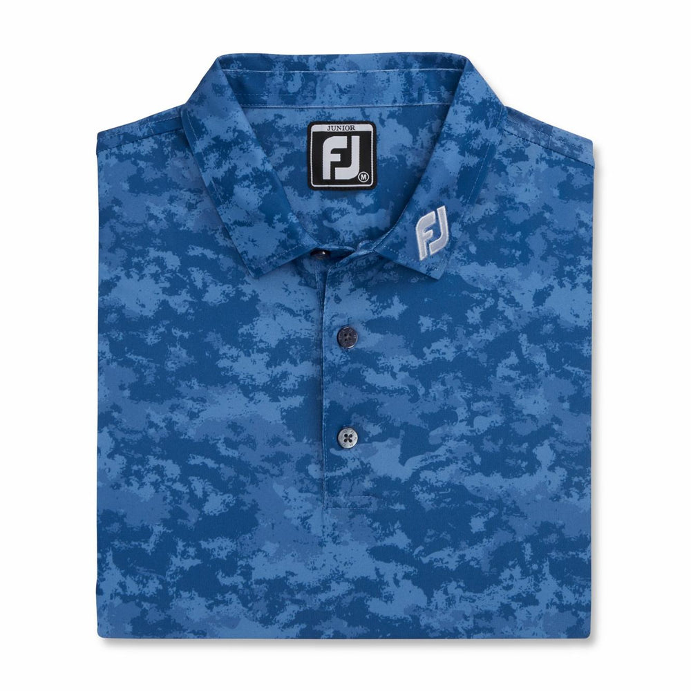 FootJoy Apparel | Men Cloud Camo Shirt Junior - FJ Tour Collar