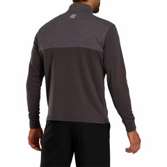 FootJoy Base / Mid-Layers | Men Heather Yoke Half-Zip Mid-Layer