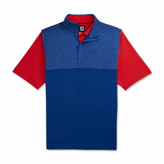 FootJoy Base / Mid-Layers | Men Heather Yoke Half-Zip Vest