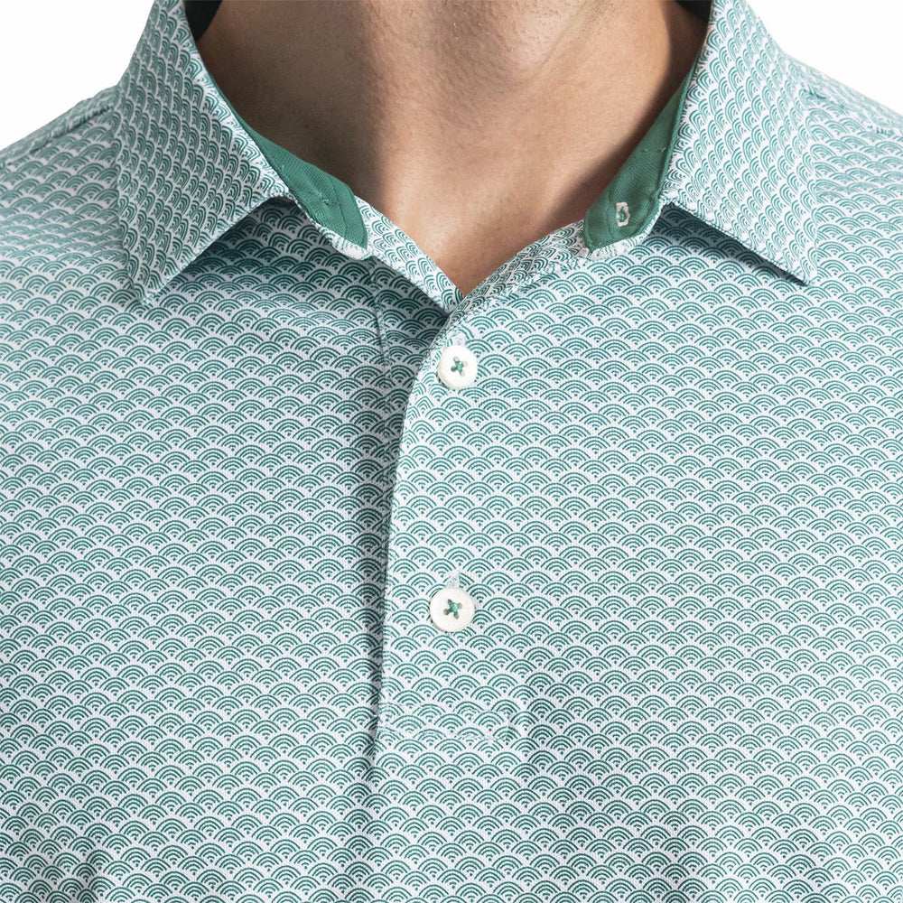 FootJoy Men Scallop Geo Pique