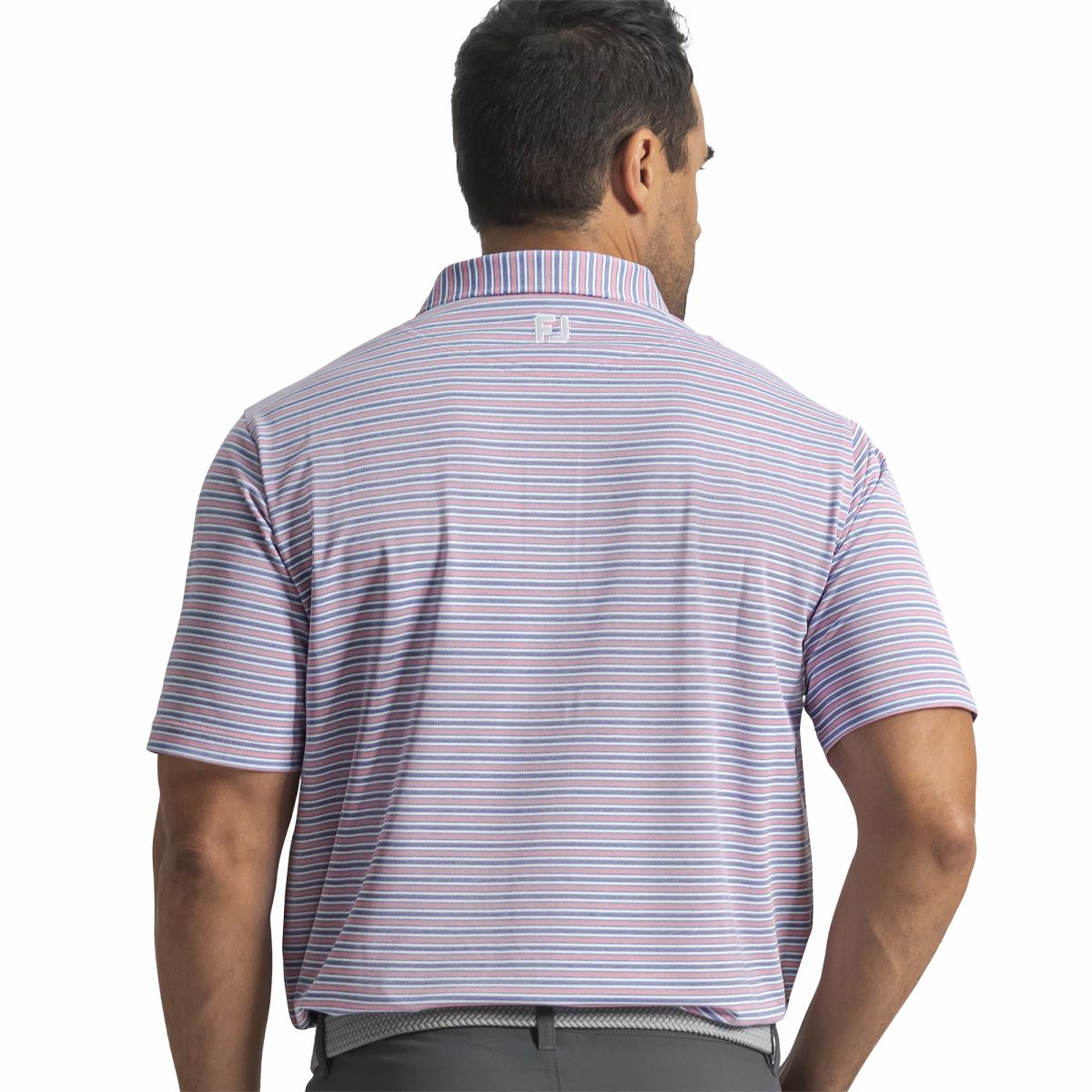 FootJoy Men Heather Stripe Pique