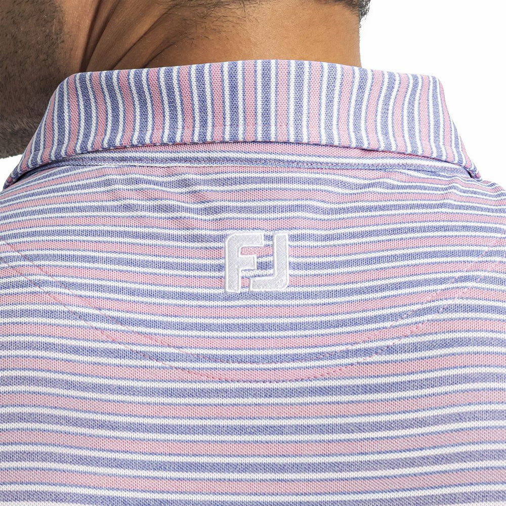 FootJoy Men Heather Stripe Pique