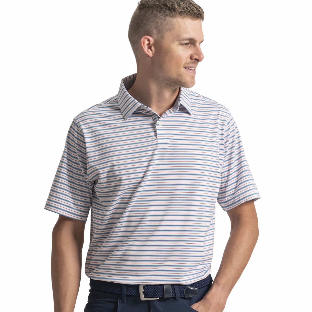 White / Chambray / Coastal Blue / Nantucket Red,S