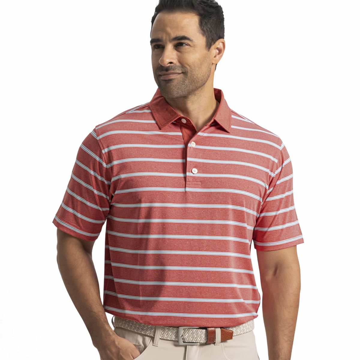 FootJoy Men Open Stripe Heather Lisle