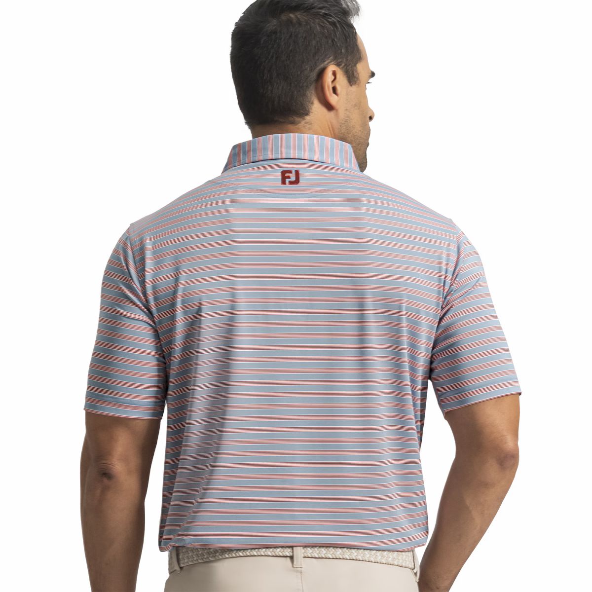 FootJoy Men Pinstripe Cluster Stripe Lisle