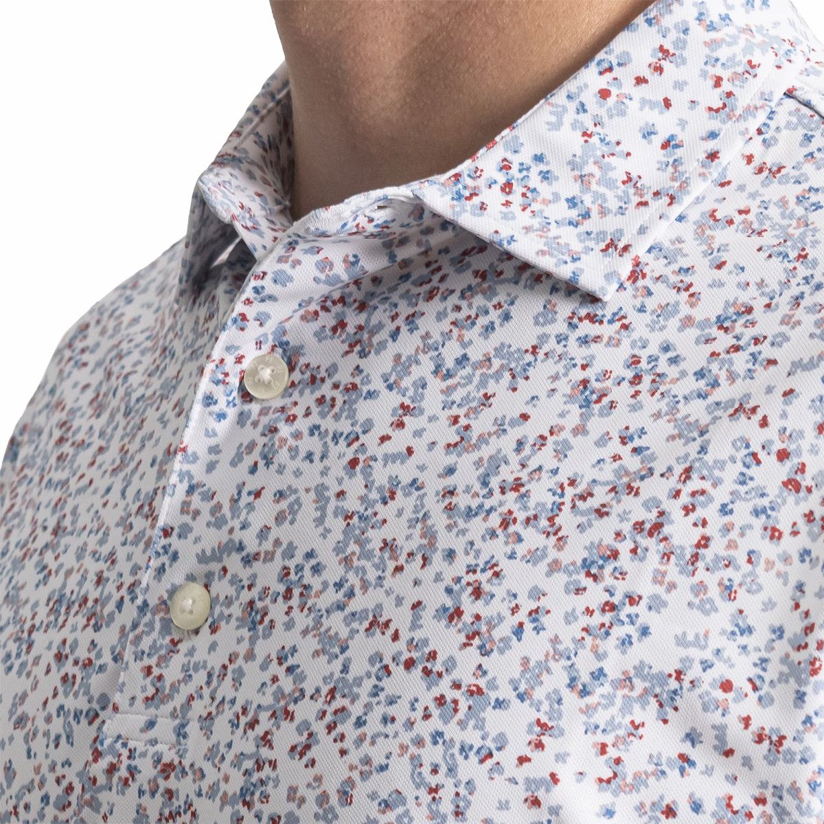 FootJoy Men Watercolor Floral Pique