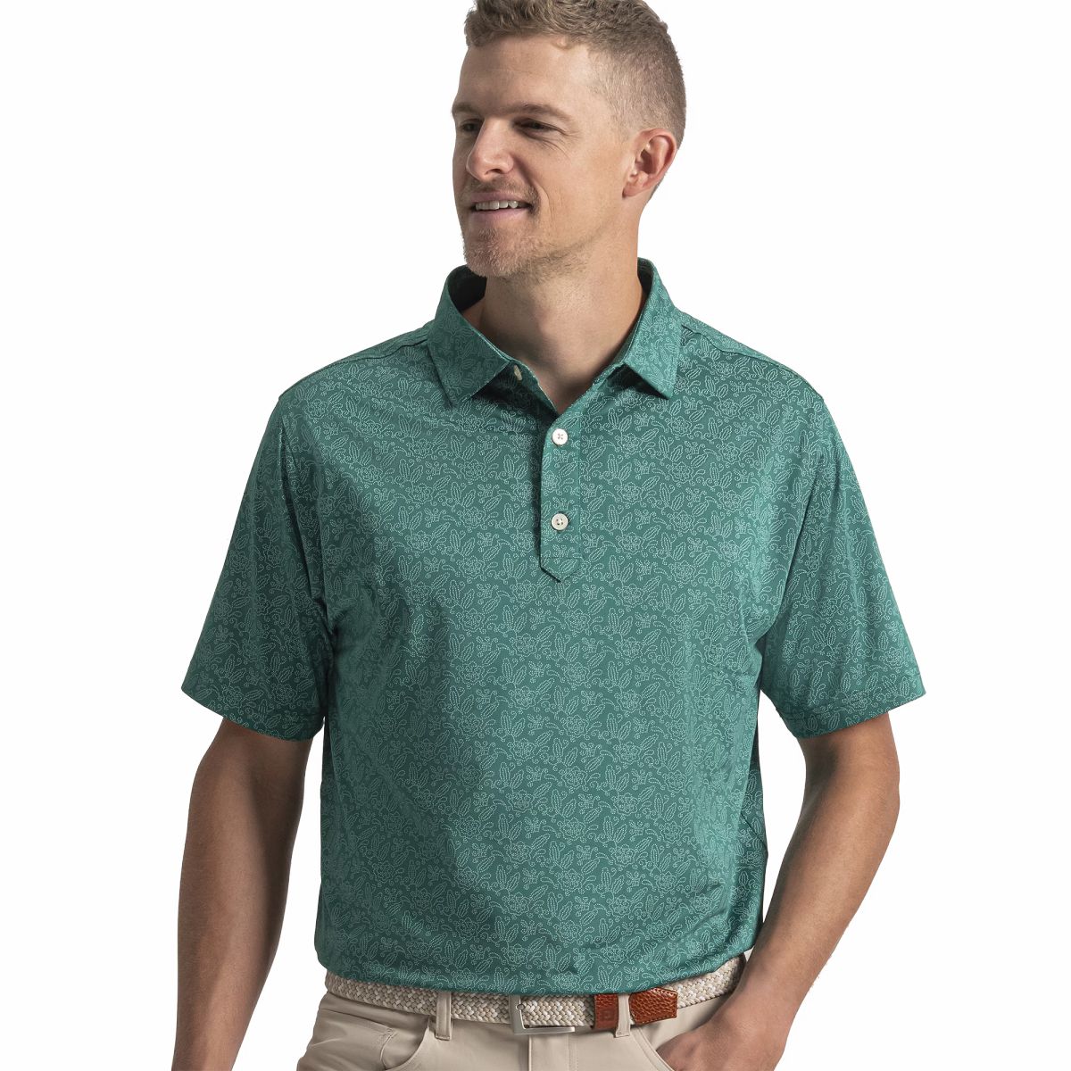 Field Green / White,S