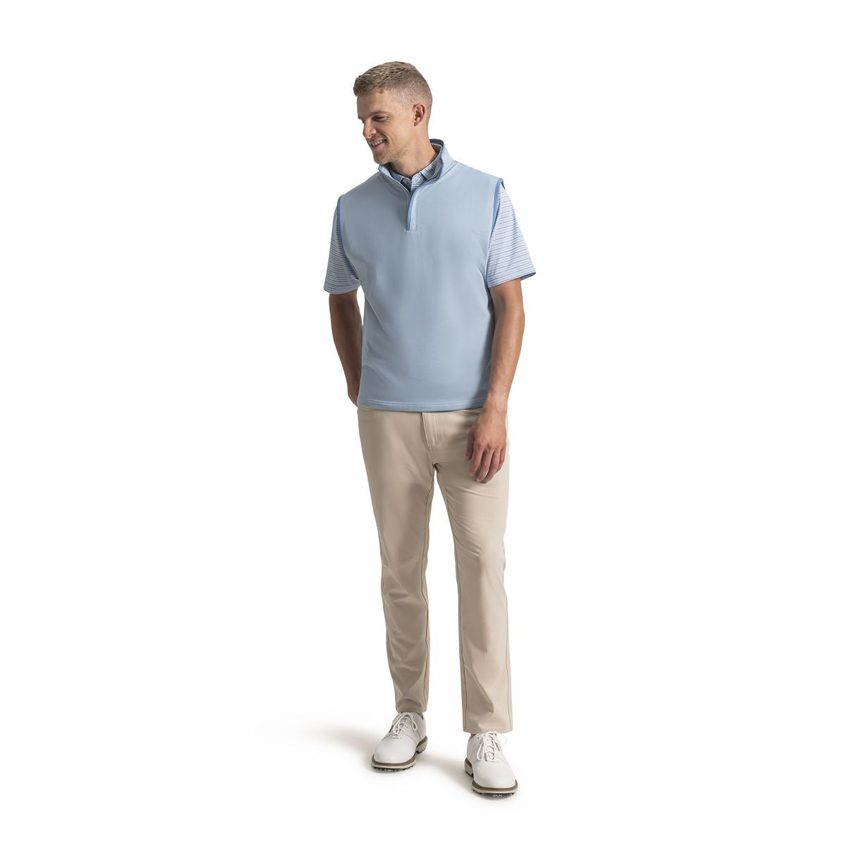 FootJoy Men Brushed Back Vest Pique