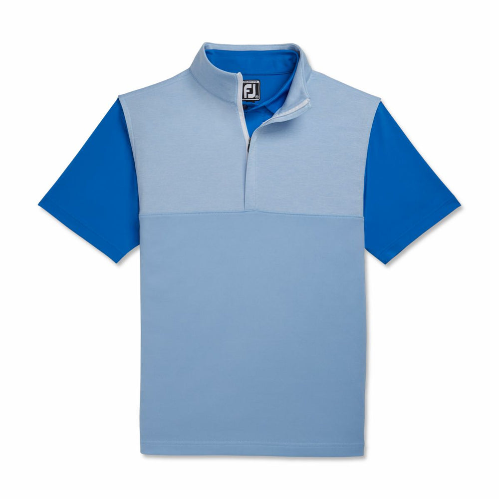 FootJoy Men Heather Yoke Half-Zip Vest-Previous Season Style
