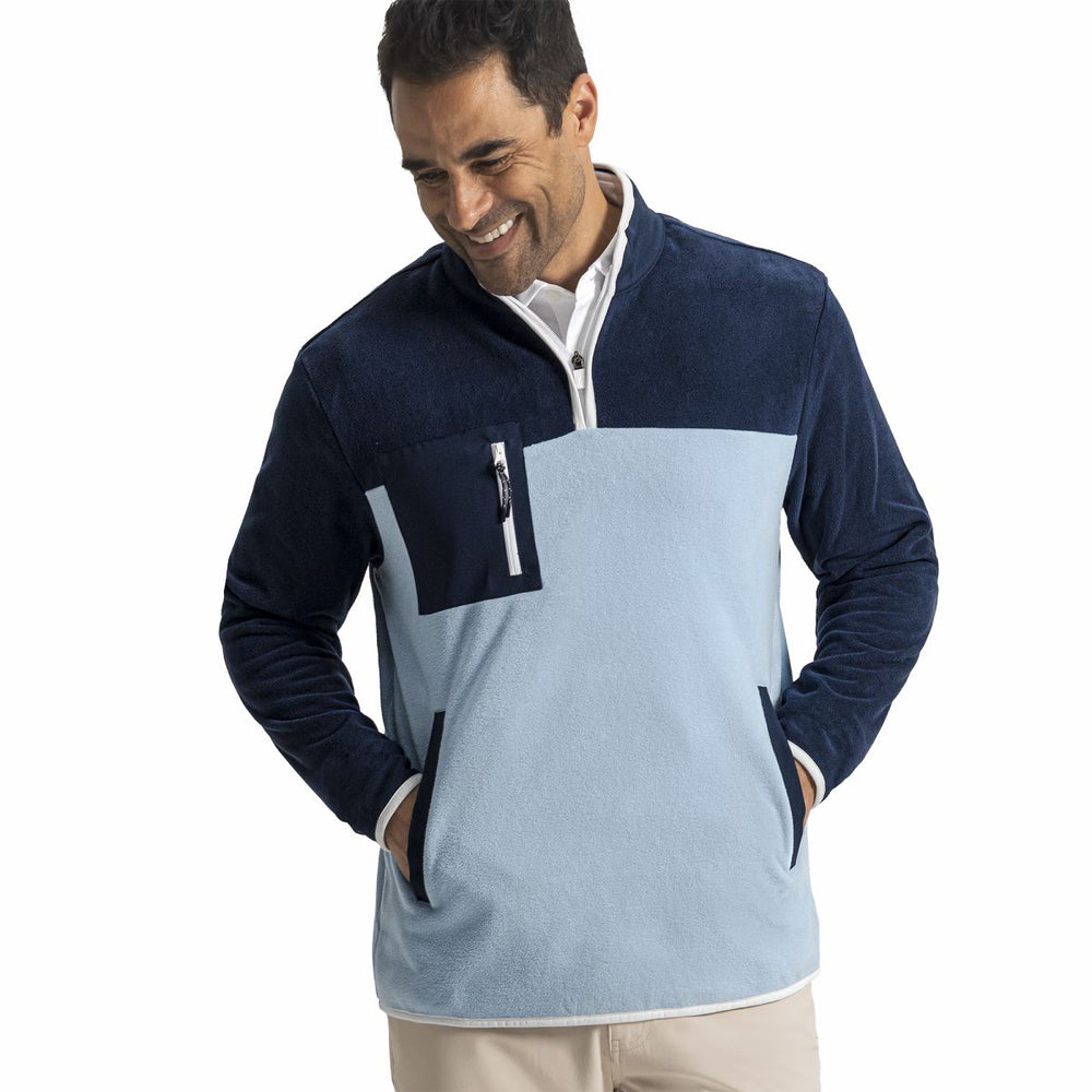 Navy / Light Blue,S