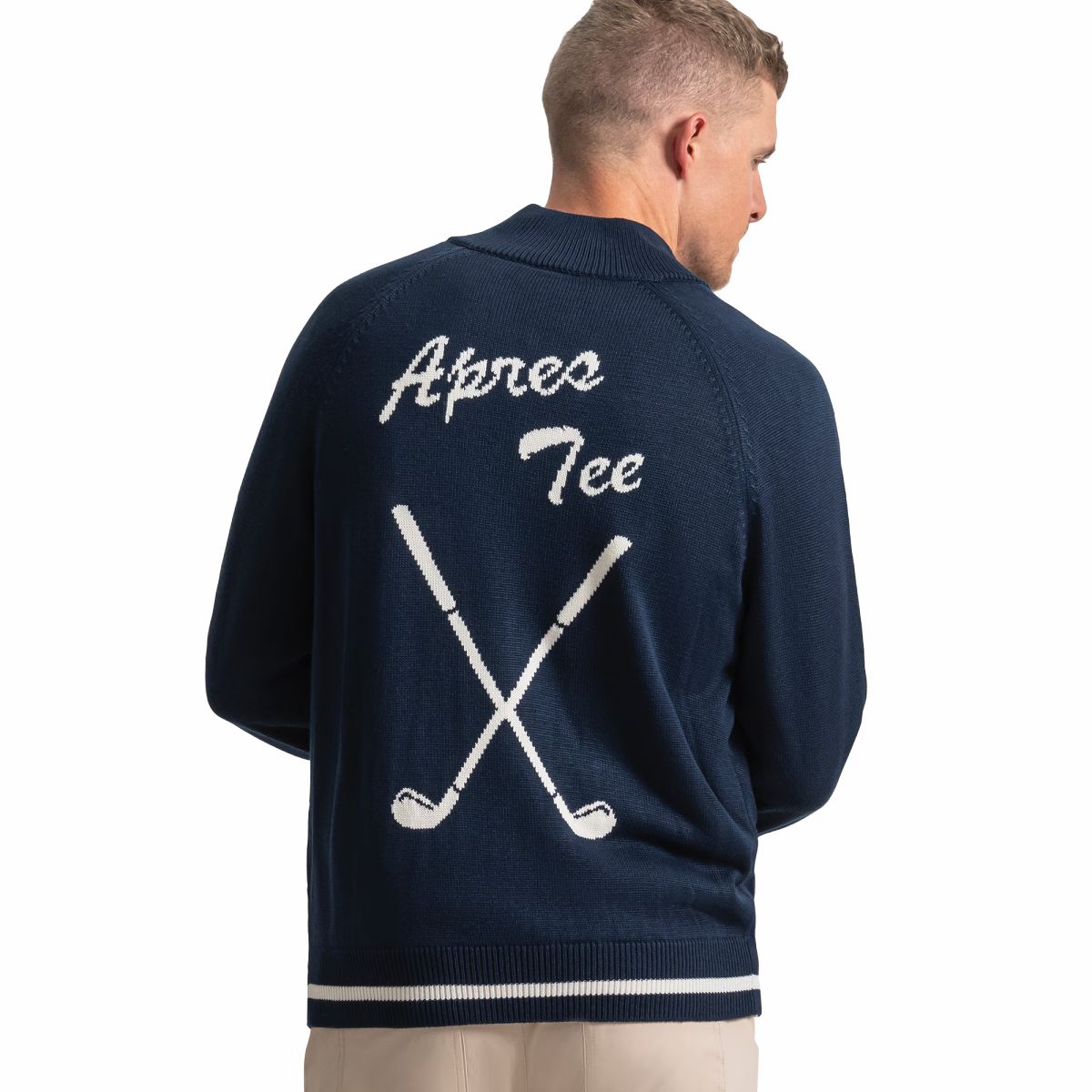 FootJoy Men Après Tee Knit Full-Zip Sweater