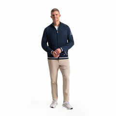 FootJoy Men Après Tee Knit Full-Zip Sweater