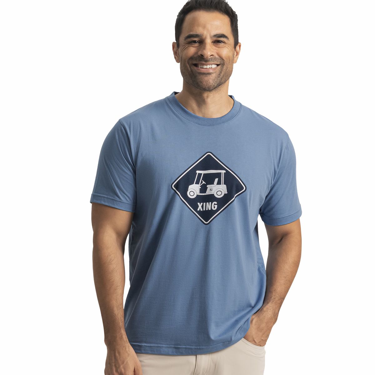 FootJoy Men Heritage Golf Cart Crossing Tee