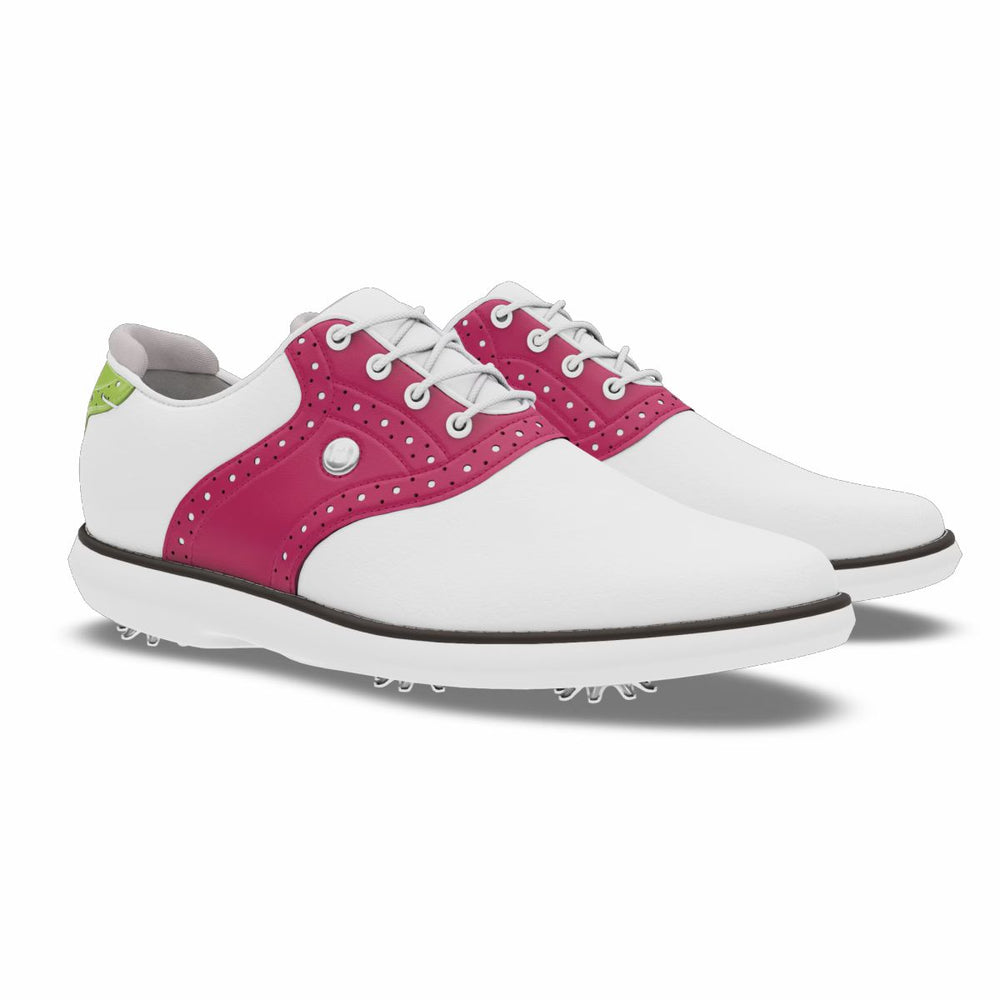 White / Fuchsia / Lime Patent,5,Narrow