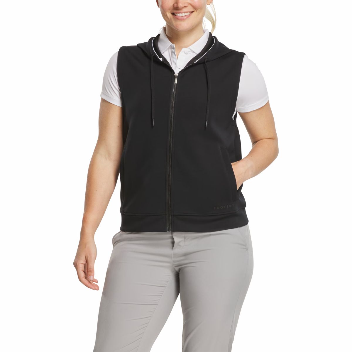 FootJoy Women Full-Zip Hoodie Vest Women-Previous Season Style