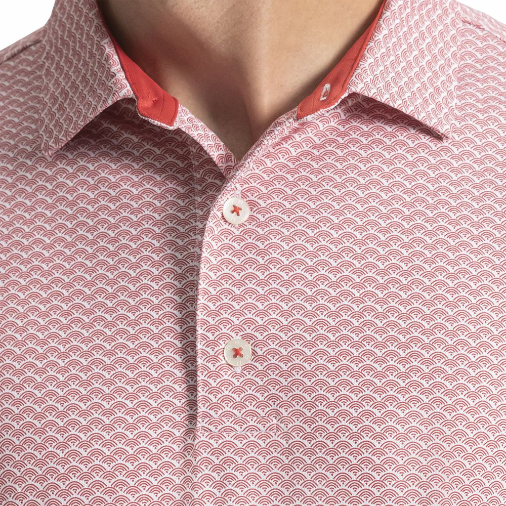FootJoy Men Scallop Geo Pique