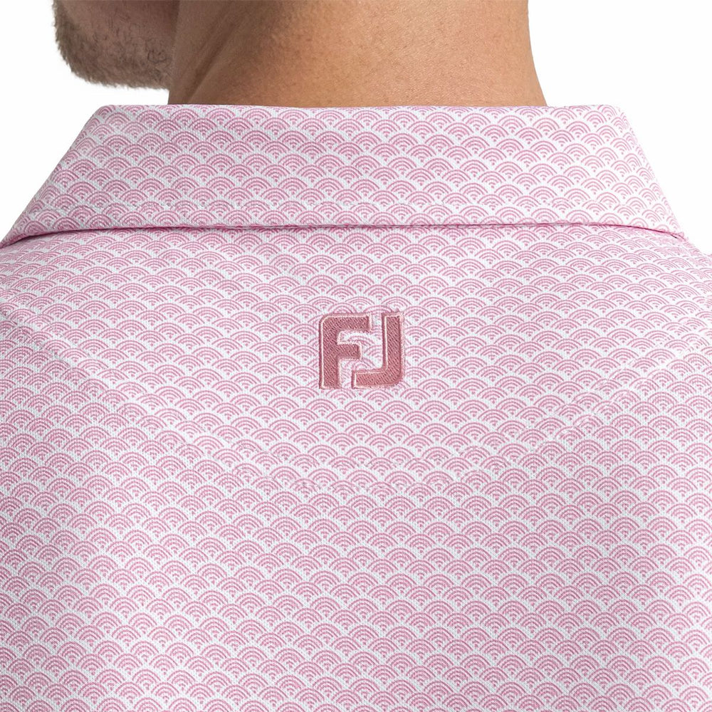 FootJoy Men Scallop Geo Pique