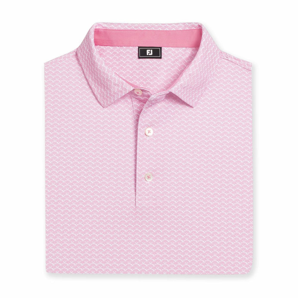 FootJoy Men Scallop Geo Pique
