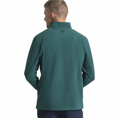 FootJoy Men Quarter-Zip Ottoman Stripe Knit