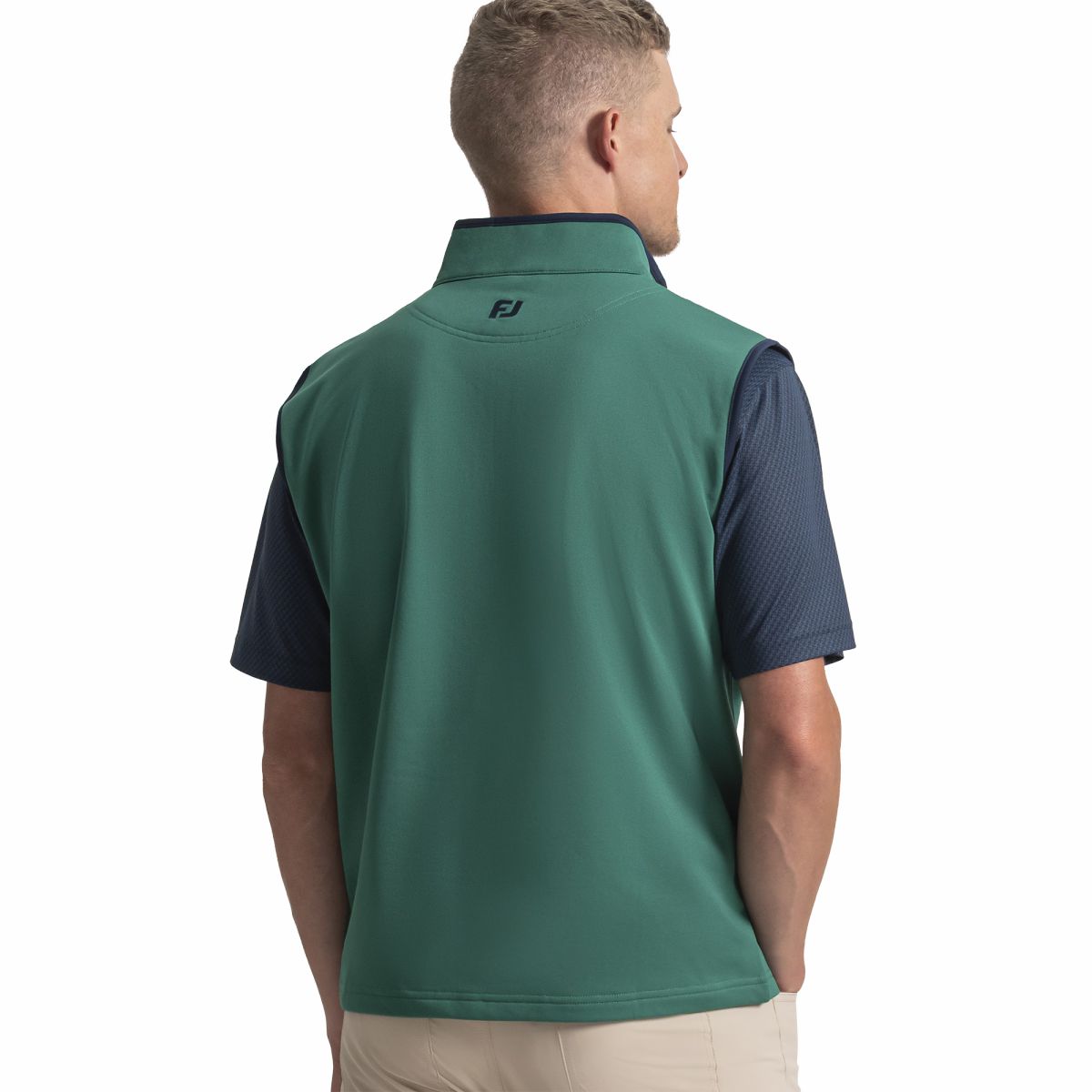 FootJoy Men Brushed Back Vest Pique