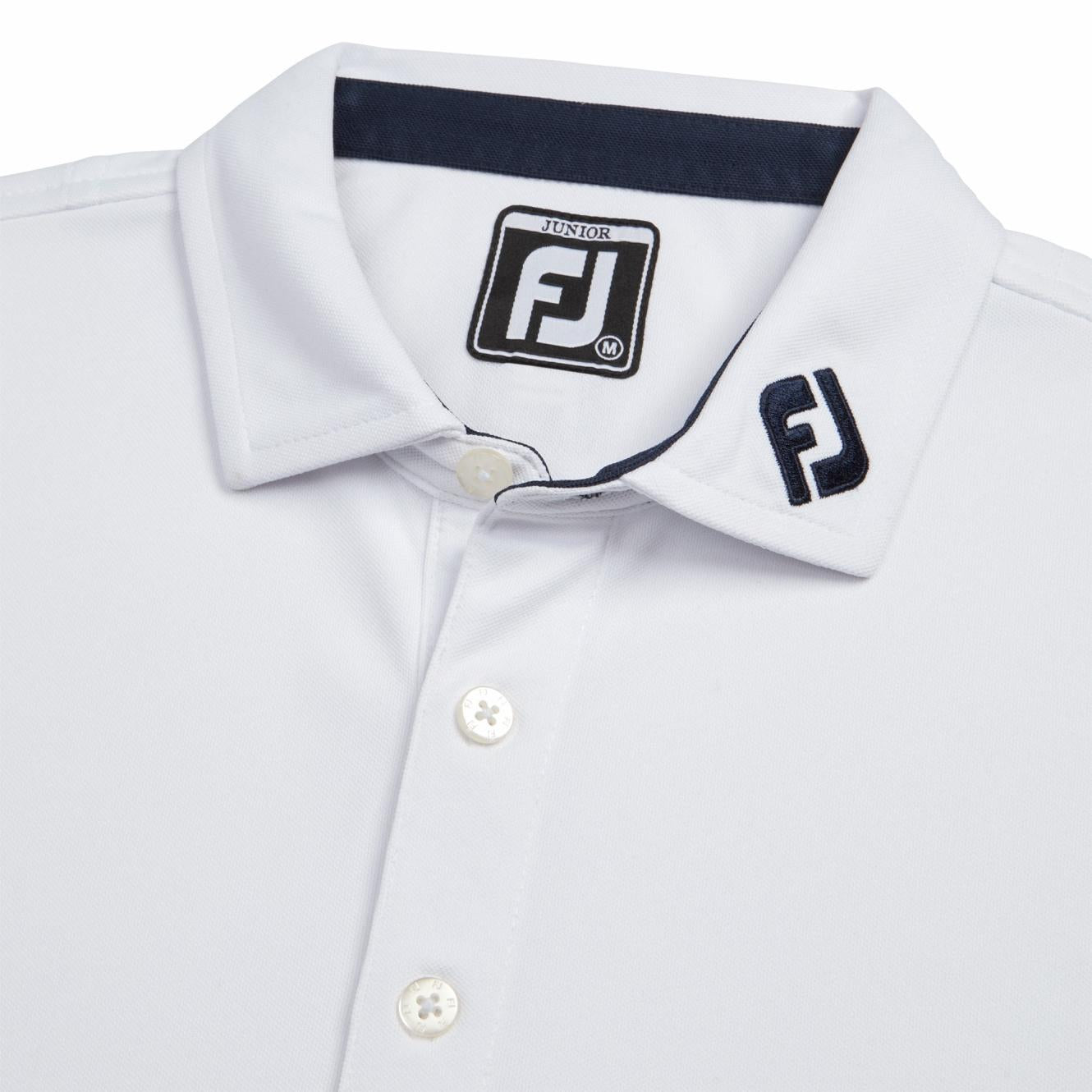 FootJoy Apparel | Men Solid Pique Self Collar Junior - FJ Tour Collar