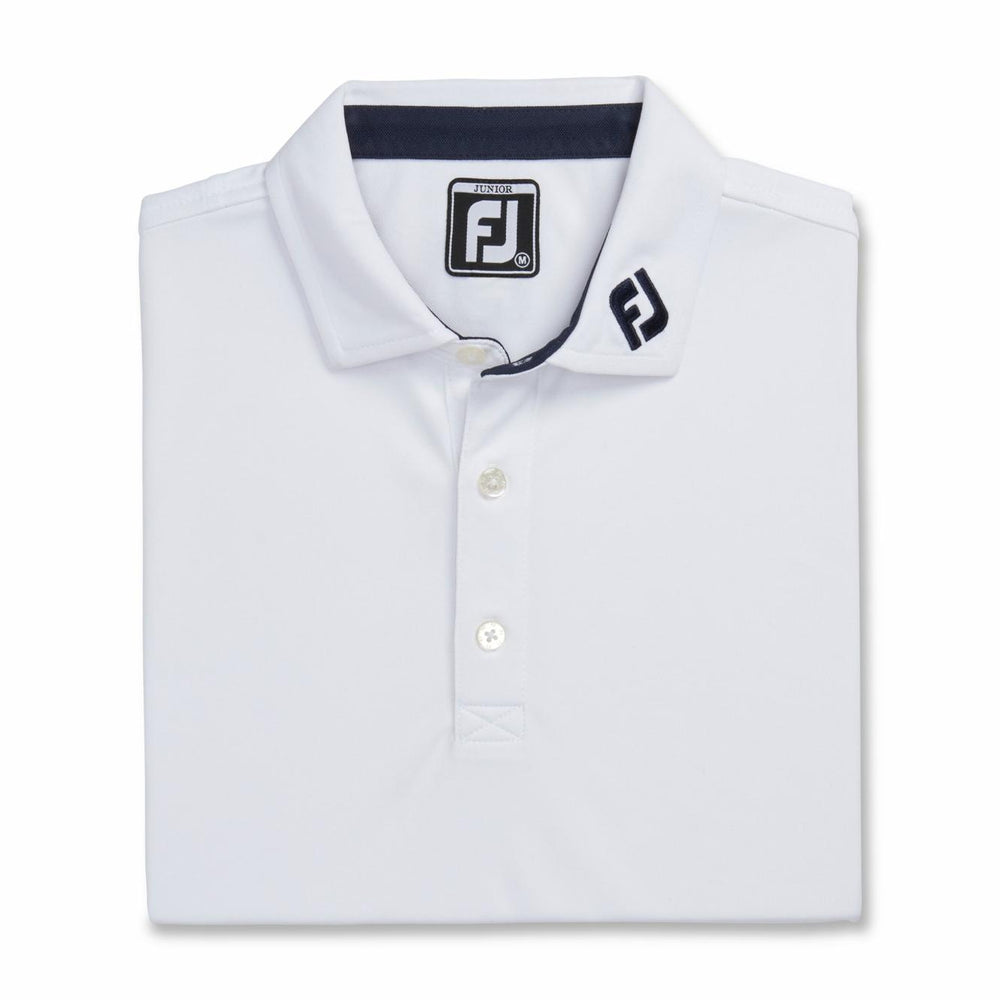 FootJoy Apparel | Men Solid Pique Self Collar Junior - FJ Tour Collar