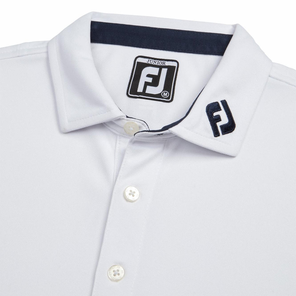 FootJoy Apparel | Men Solid Pique Self Collar Junior - FJ Tour Collar