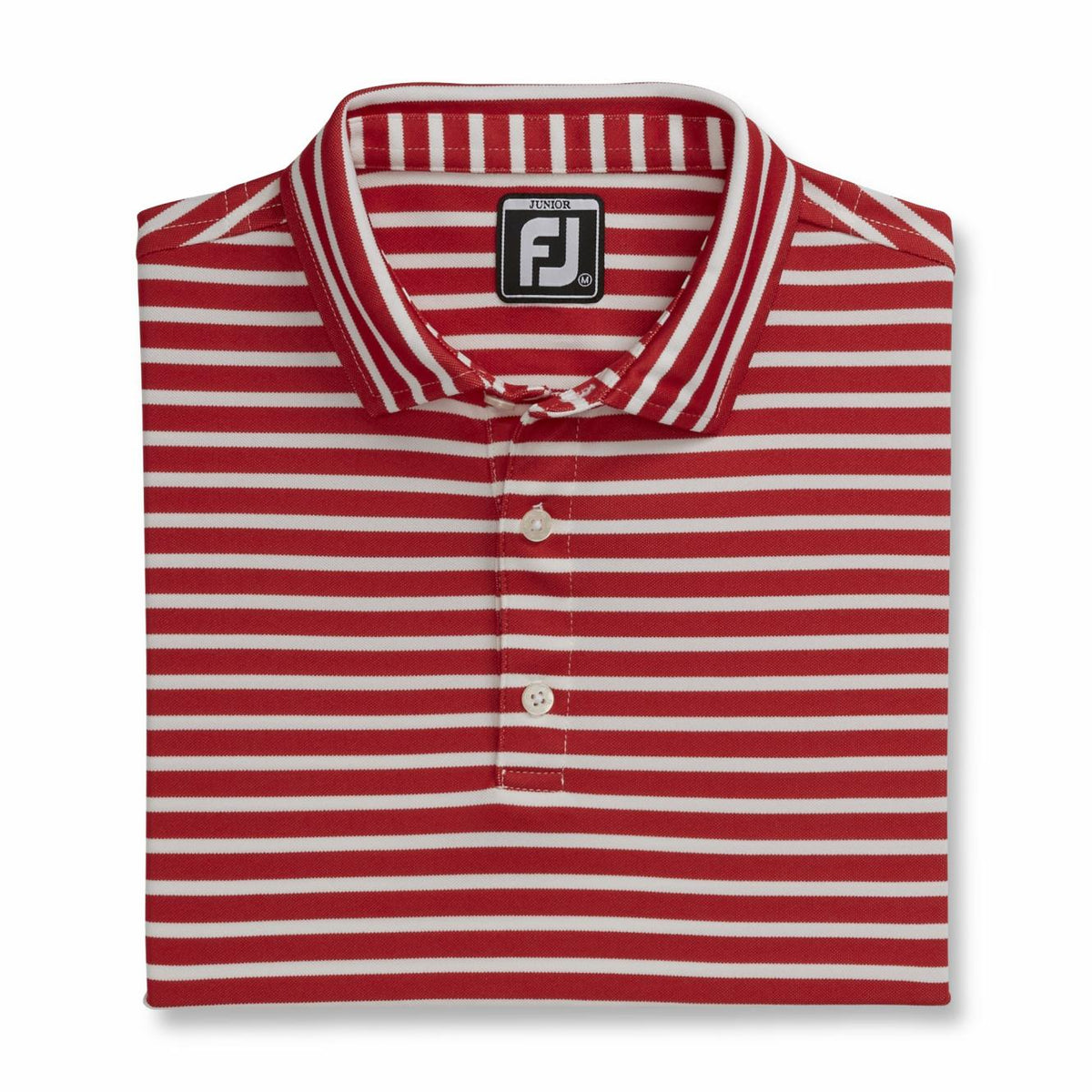 FootJoy Apparel | Men Striped Pique Self Collar Junior