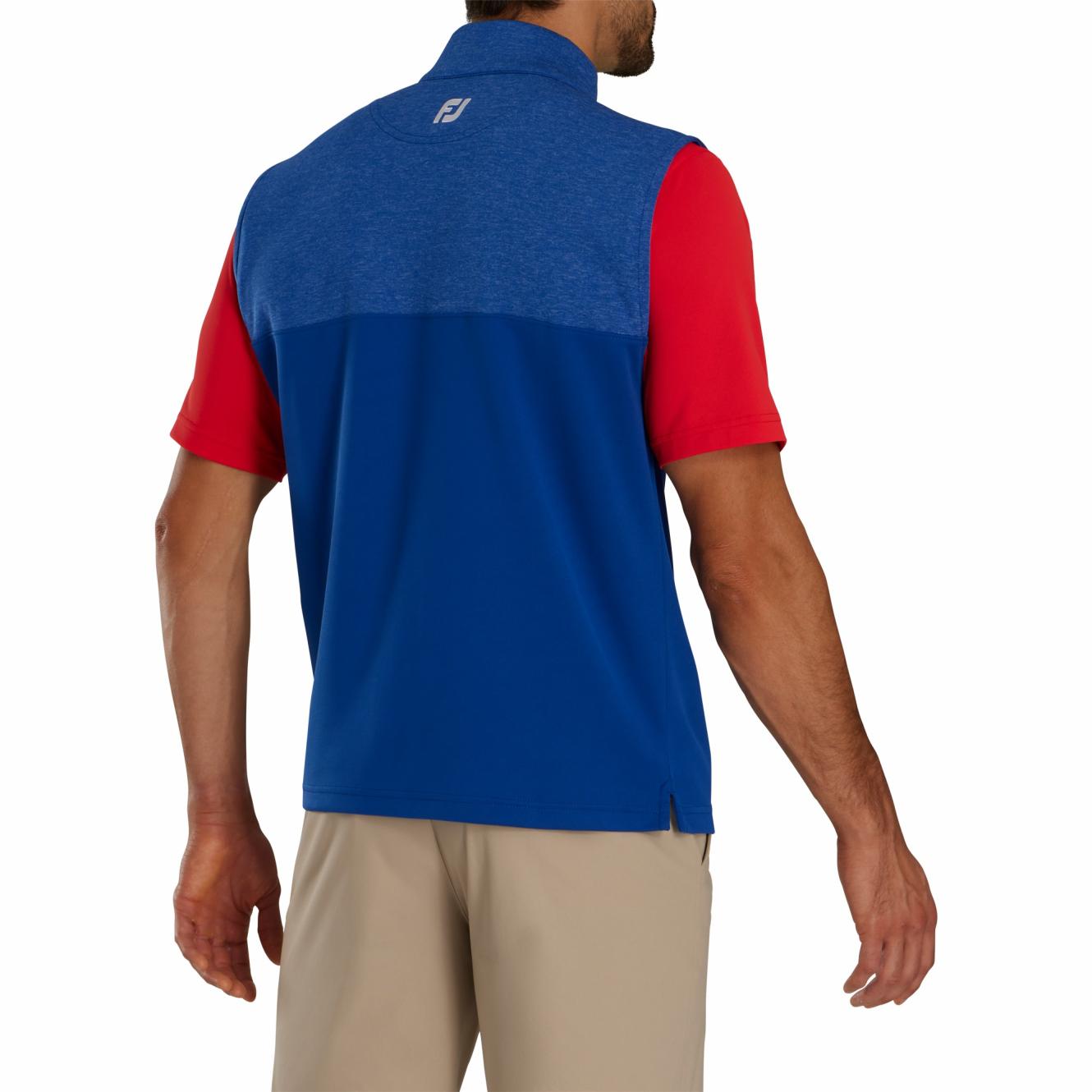 FootJoy Base / Mid-Layers | Men Heather Yoke Half-Zip Vest