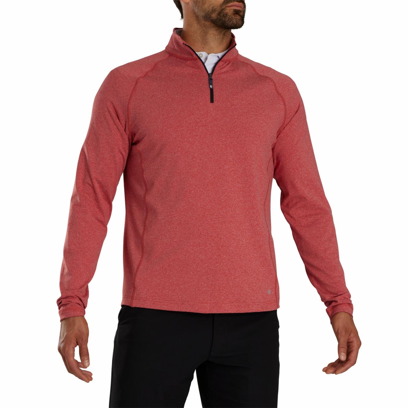 FootJoy Base / Mid-Layers | Men ThermoSeries Heather Brushed Back Mid-Layer