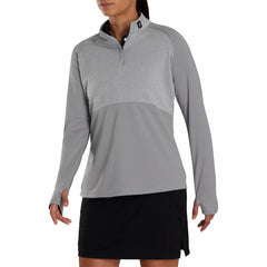 FootJoy Base / Mid-Layers | Women Heather Block Half-Zip Mid-Layer Women - FJ Tour Collar