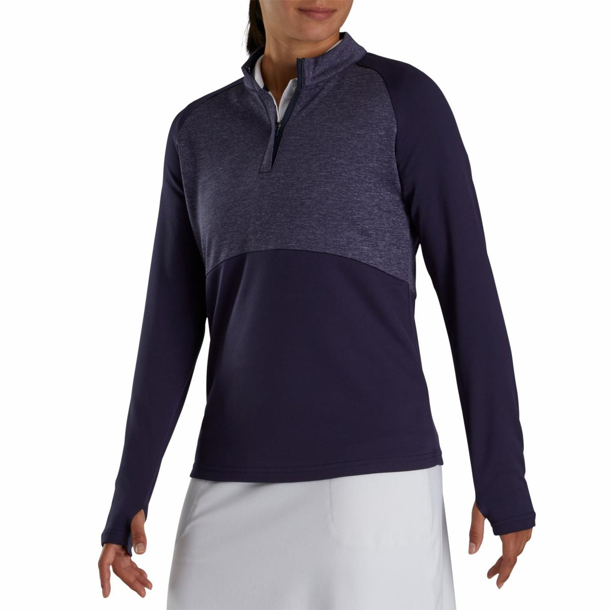 FootJoy Base / Mid-Layers | Women Heather Block Half-Zip Mid-Layer Women