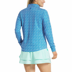 FootJoy Base / Mid-Layers | Women Quarter-Zip Floral Mid-Layer Women