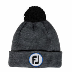 FootJoy Headwear | Men Pom Pom Solid Knit Hat
