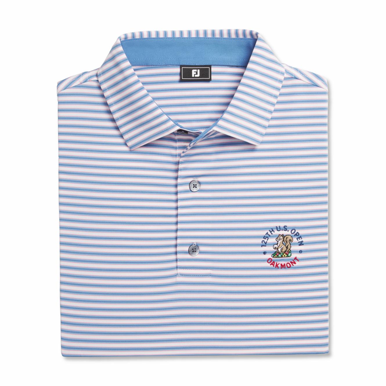 FootJoy Shirts | Men 2025 U.S. Open Multi-Stripe Lisle