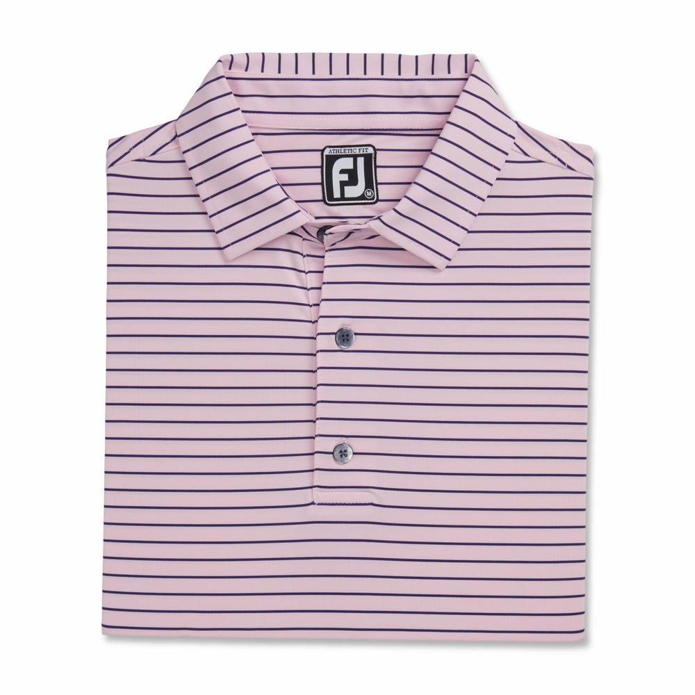 FootJoy Shirts | Men Athletic Fit Classic Stripe Self Collar