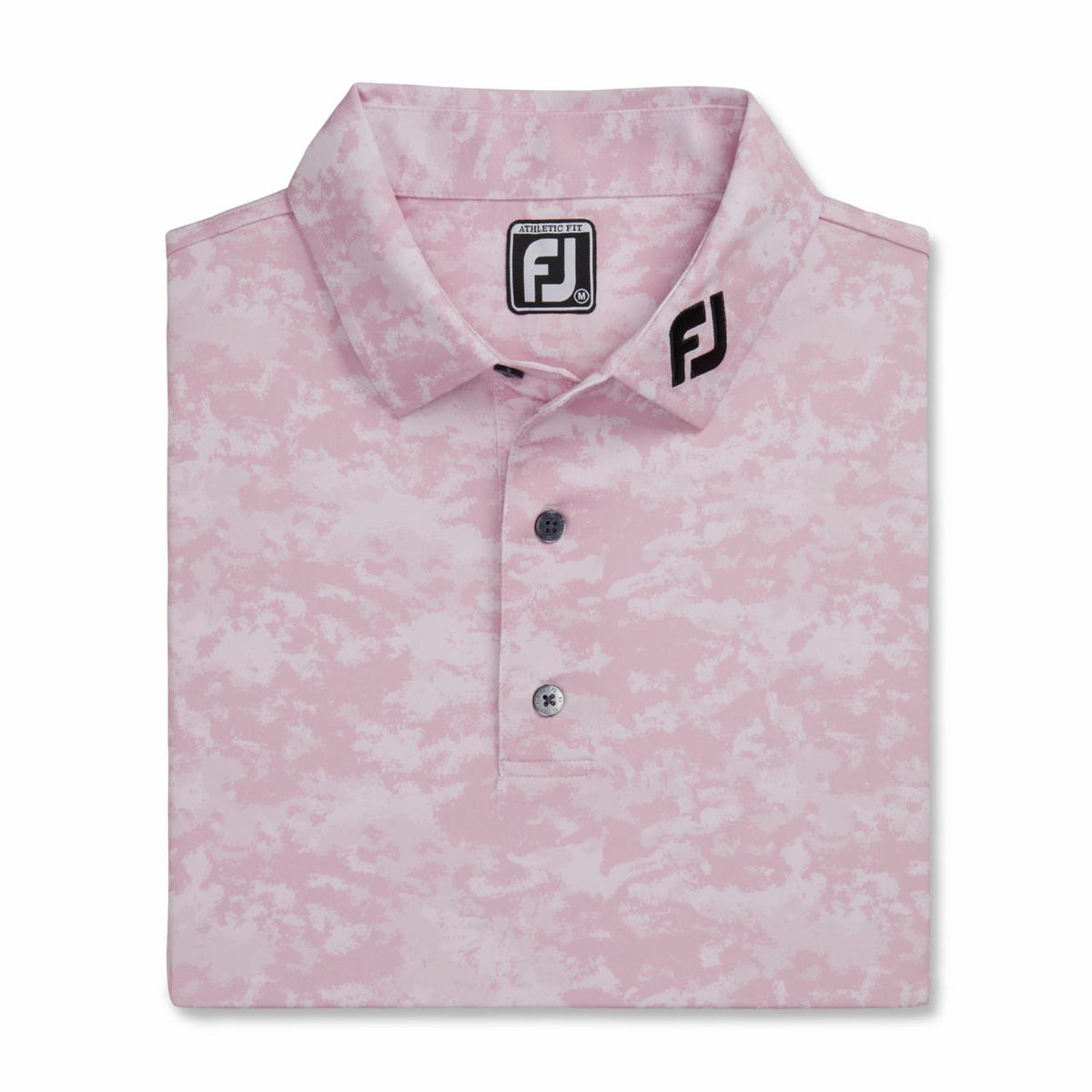 FootJoy Shirts | Men Athletic Fit Cloud Camo Lisle - FJ Tour Collar