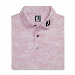 FootJoy Shirts | Men Athletic Fit Cloud Camo Lisle - FJ Tour Collar