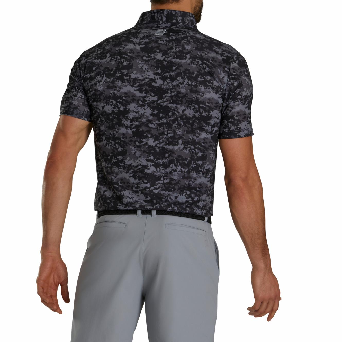 FootJoy Shirts | Men Athletic Fit Cloud Camo Lisle