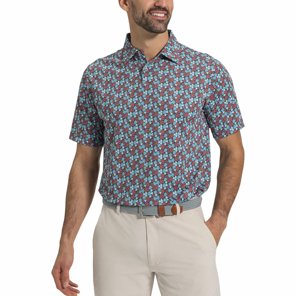 FootJoy Shirts | Men Hawaiian Floral Lisle