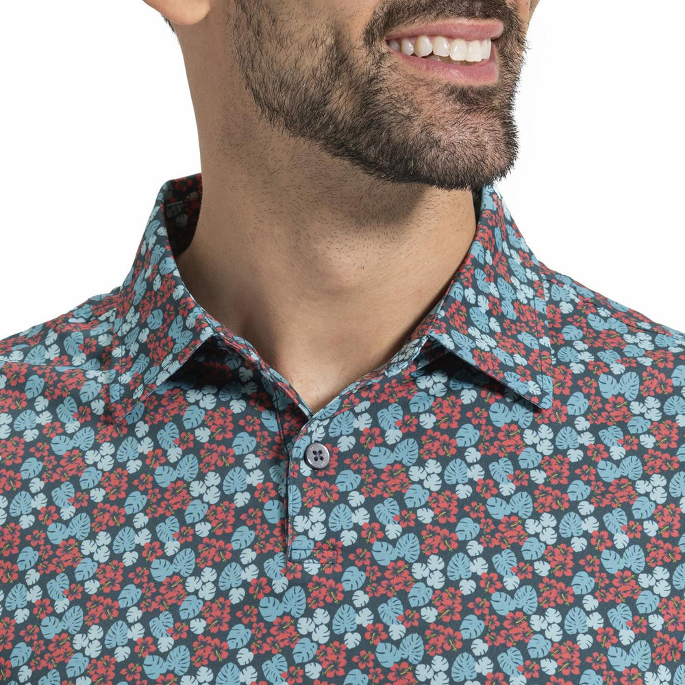 FootJoy Shirts | Men Hawaiian Floral Lisle