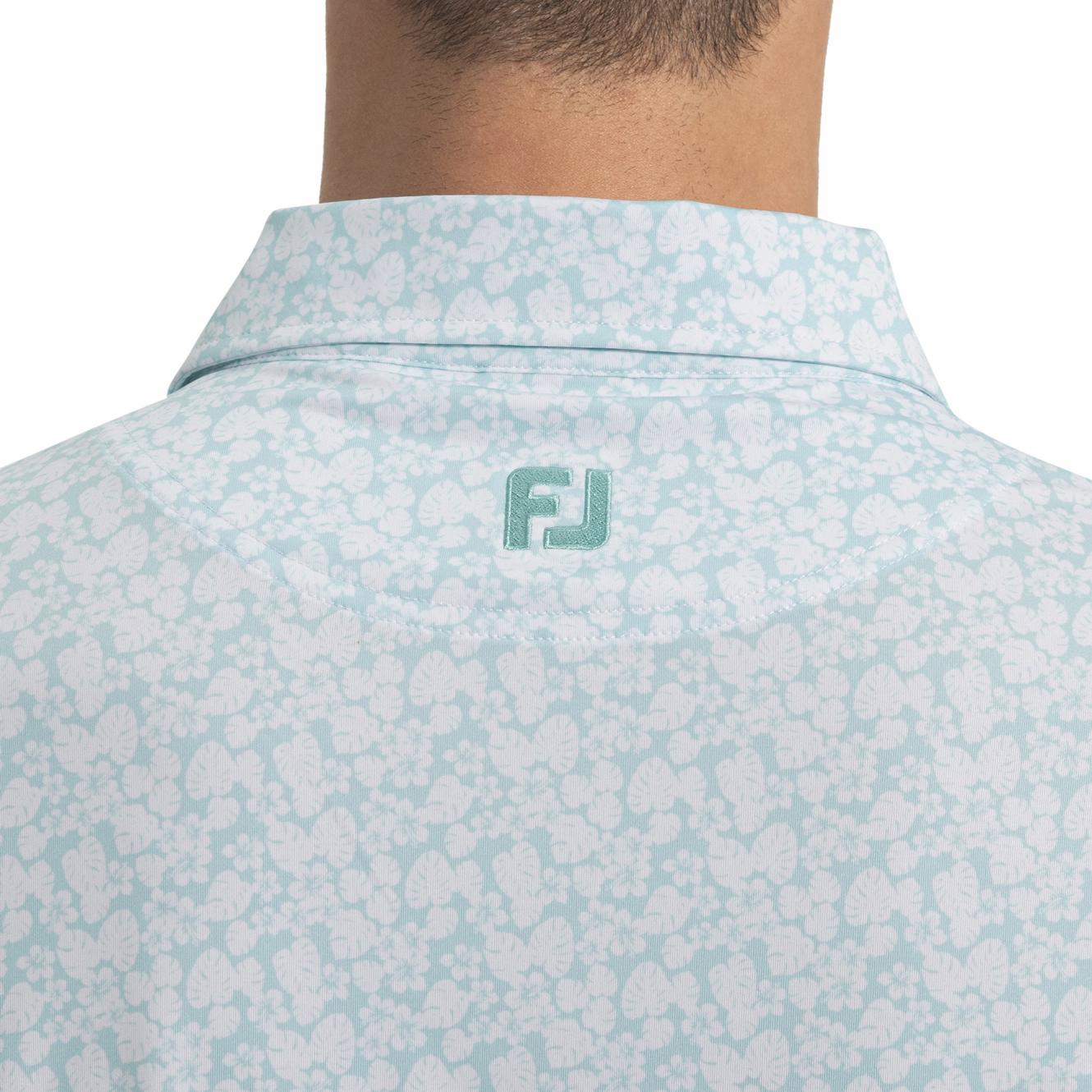 FootJoy Shirts | Men Hawaiian Floral Lisle