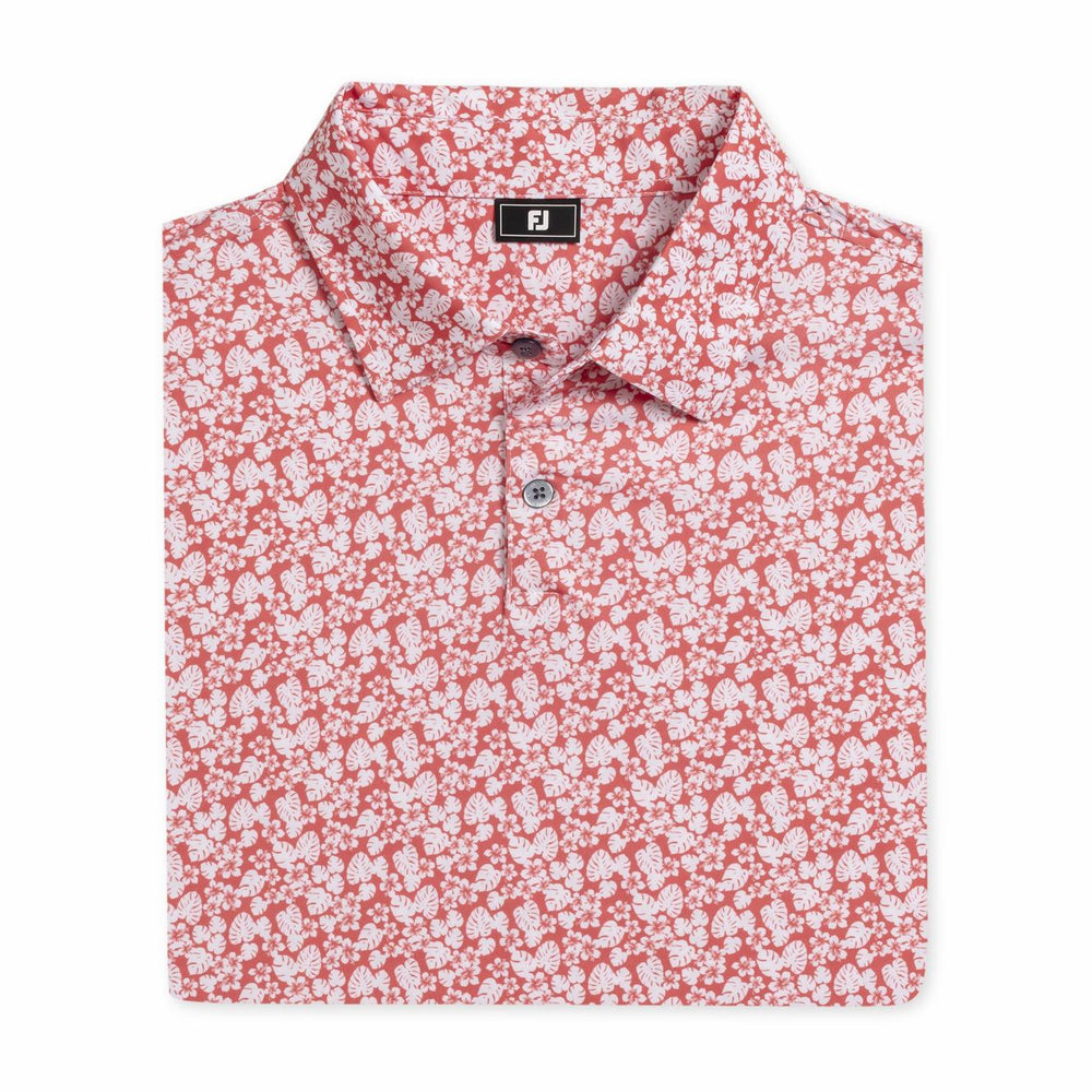 FootJoy Shirts | Men Hawaiian Floral Lisle
