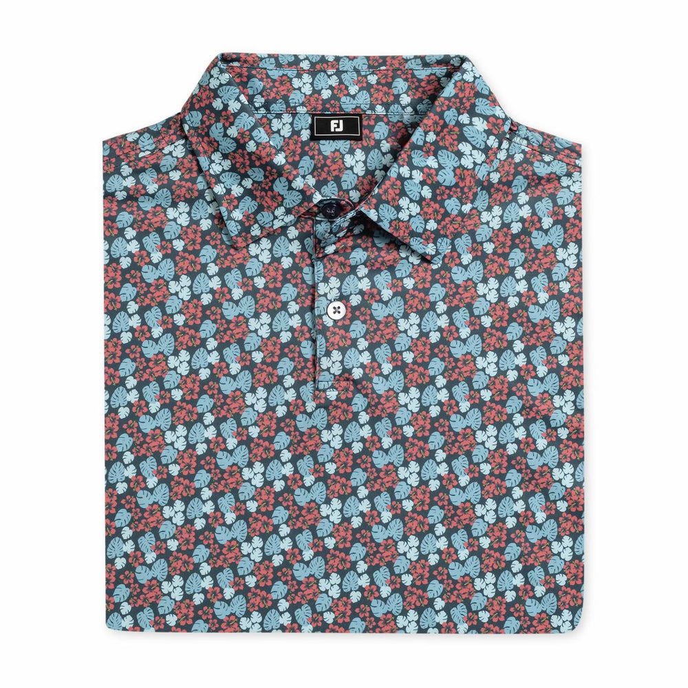 FootJoy Shirts | Men Hawaiian Floral Lisle
